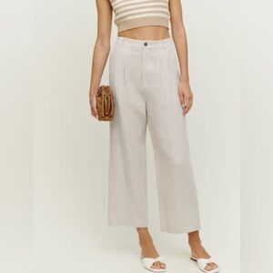 Reformation Genevieve Linen Pant